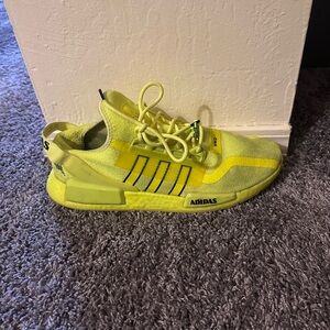 Adidas Bright Yellow Athletic Shoes